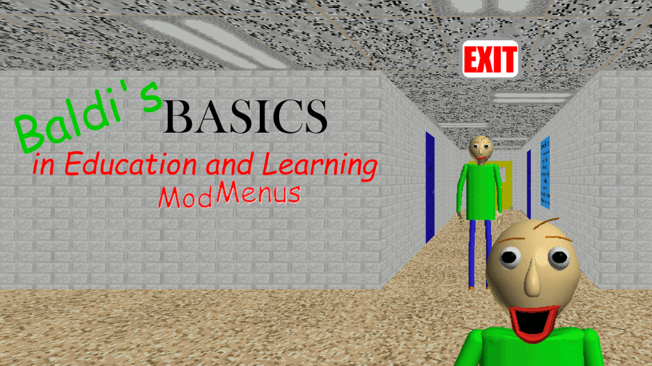 Baldi's Basics mod menu