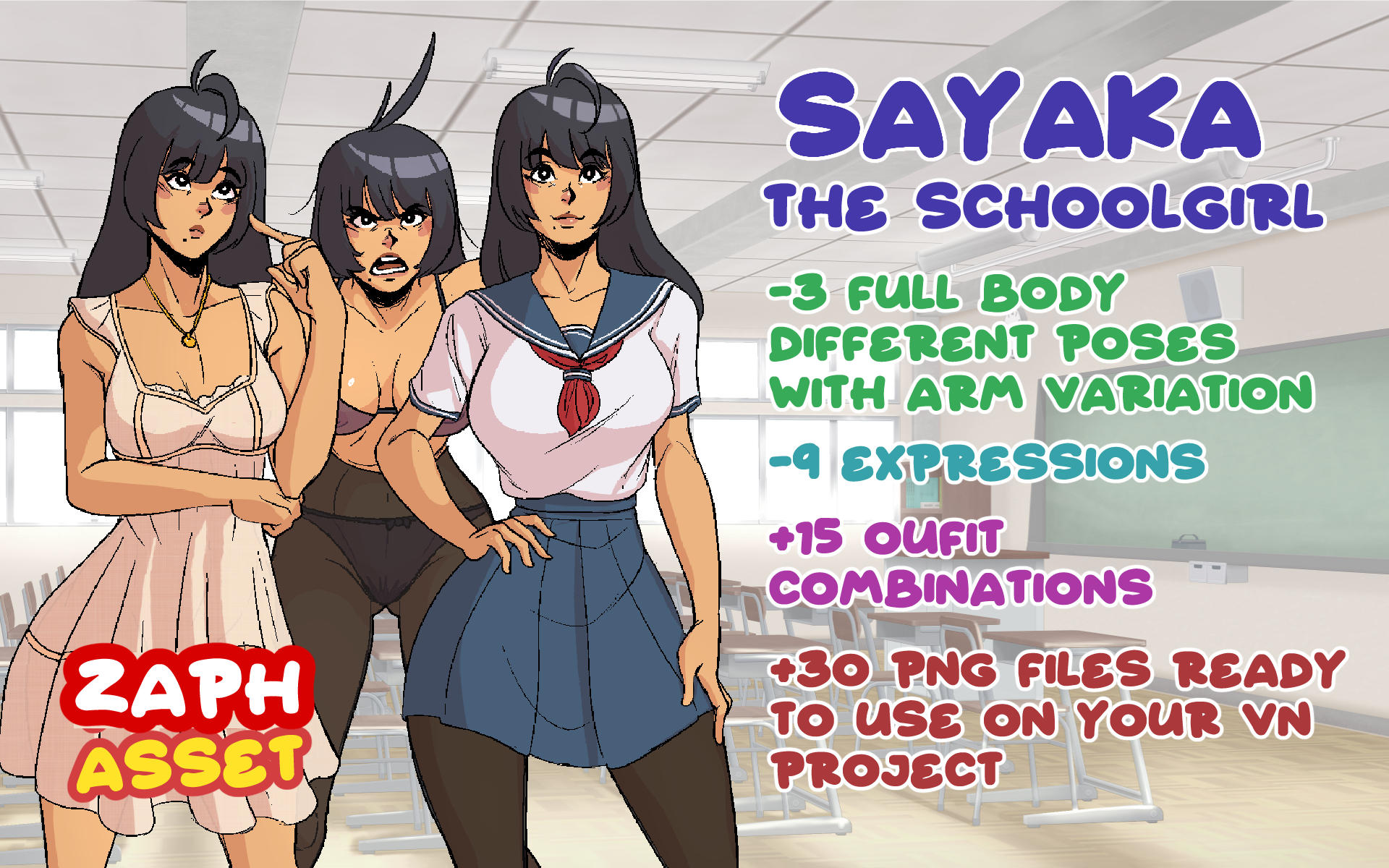 Sayaka the School Girl