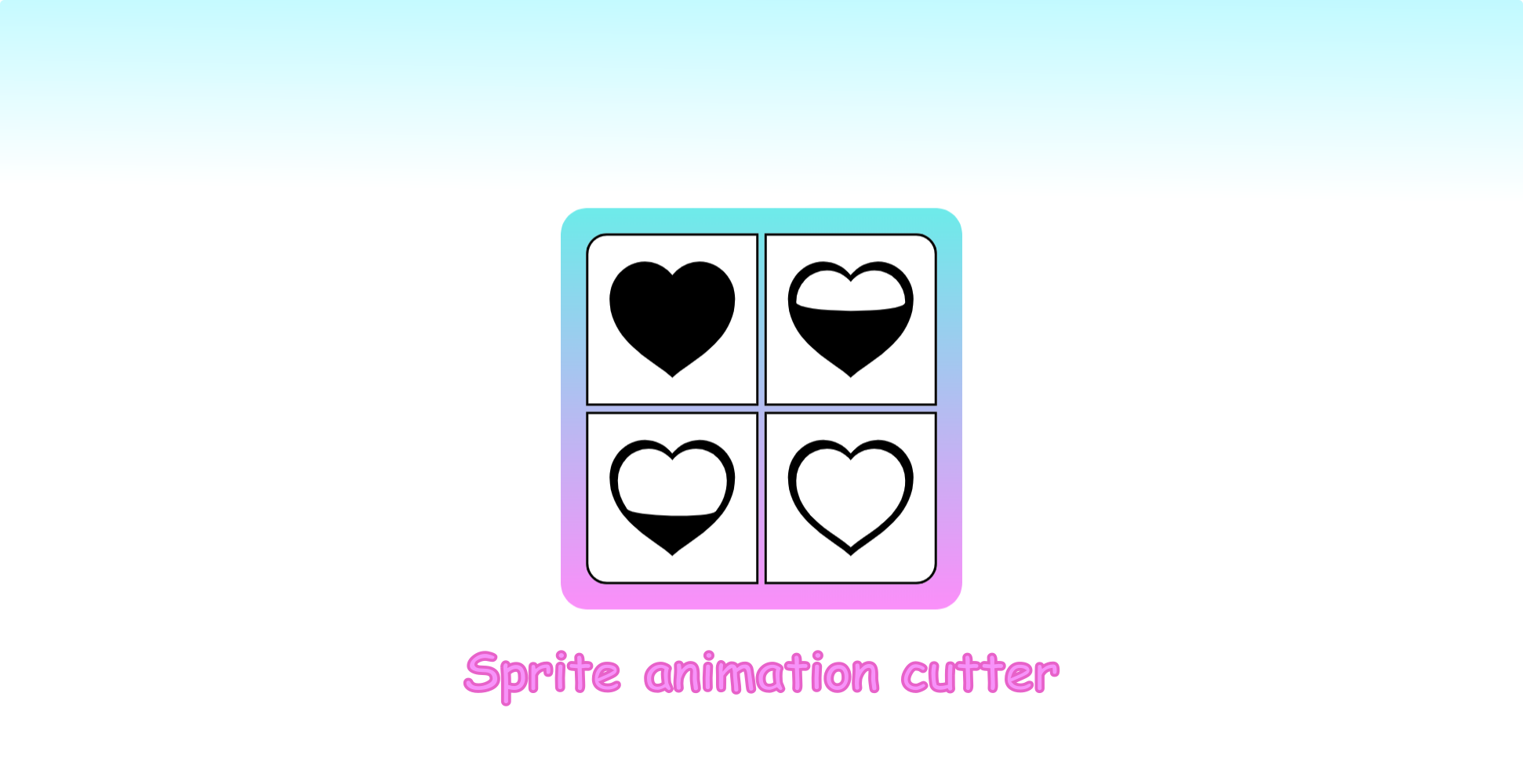 Sprite animation cutter