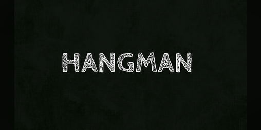Cover image for HANGMAN