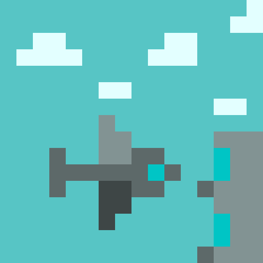 Simple Pixel Flight sim