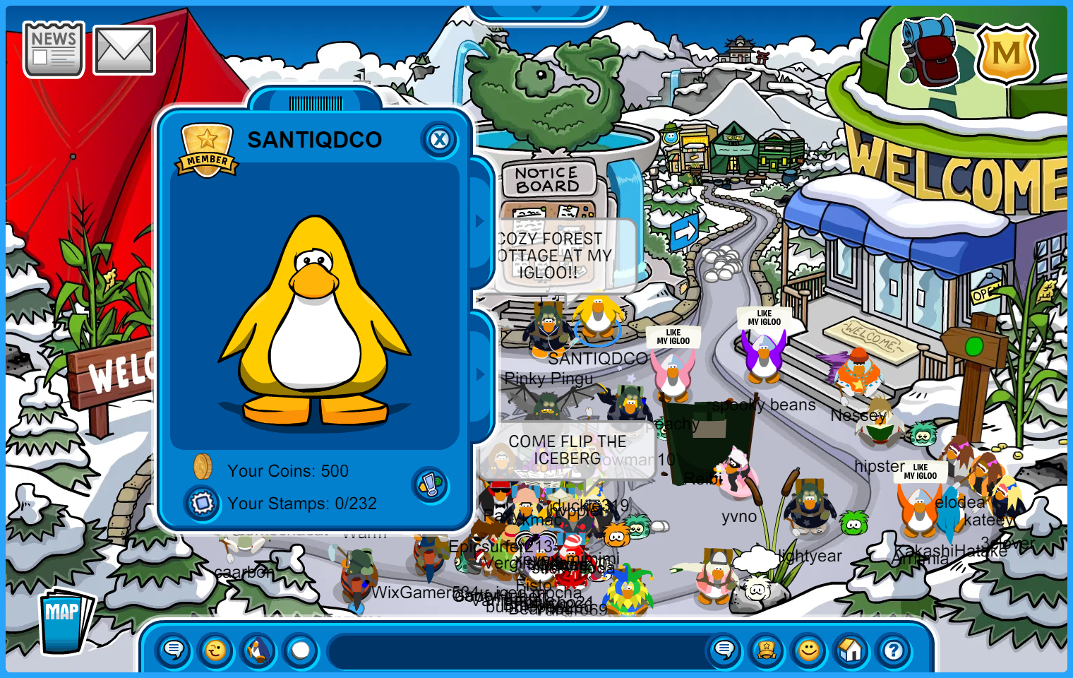 Club Penguin Pages