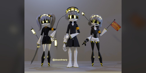 Cover image for J, V, N | Murder Drones | Disassembly drones