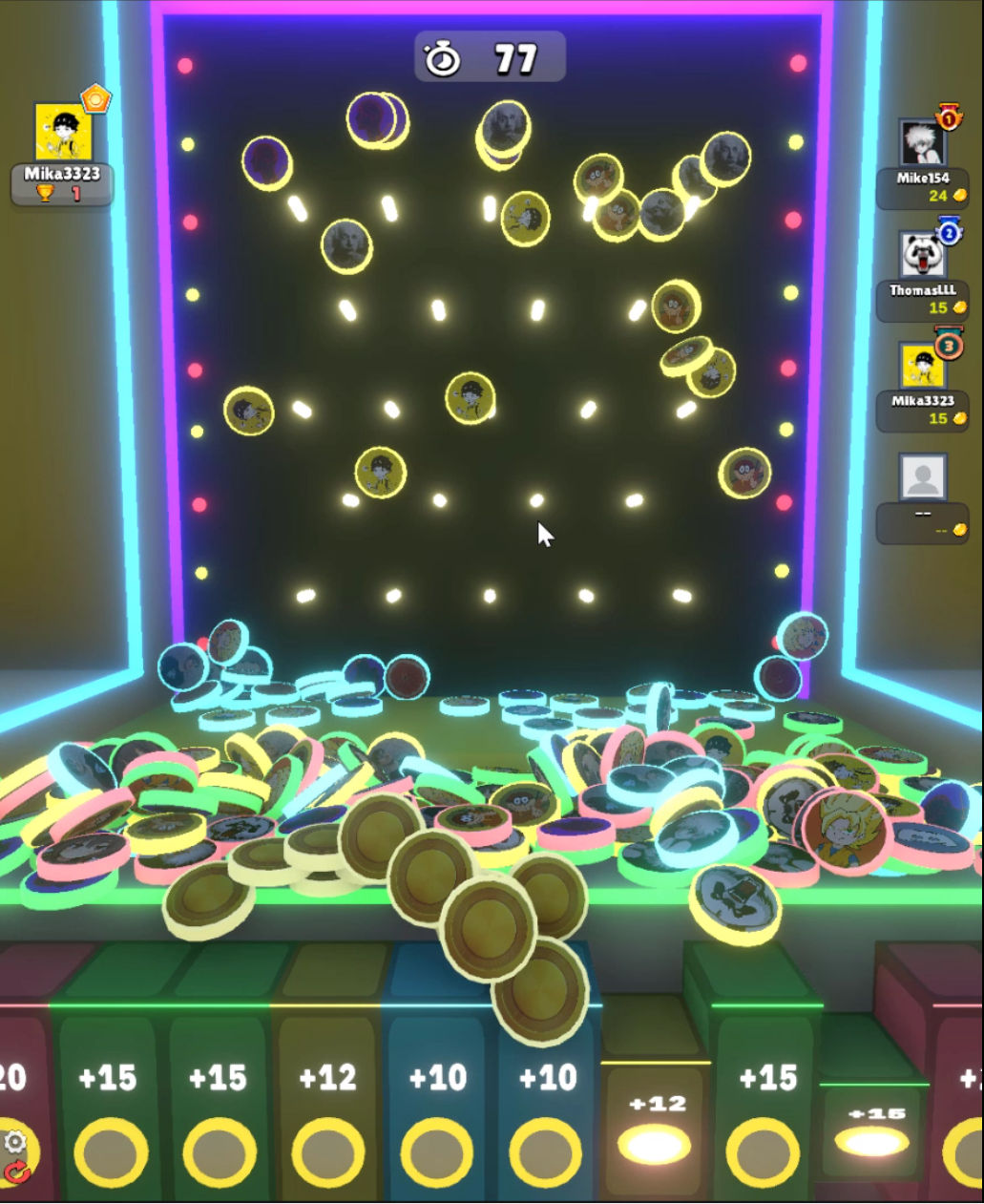 Tiktok Live game (Coin pusher ) 🌟🥏