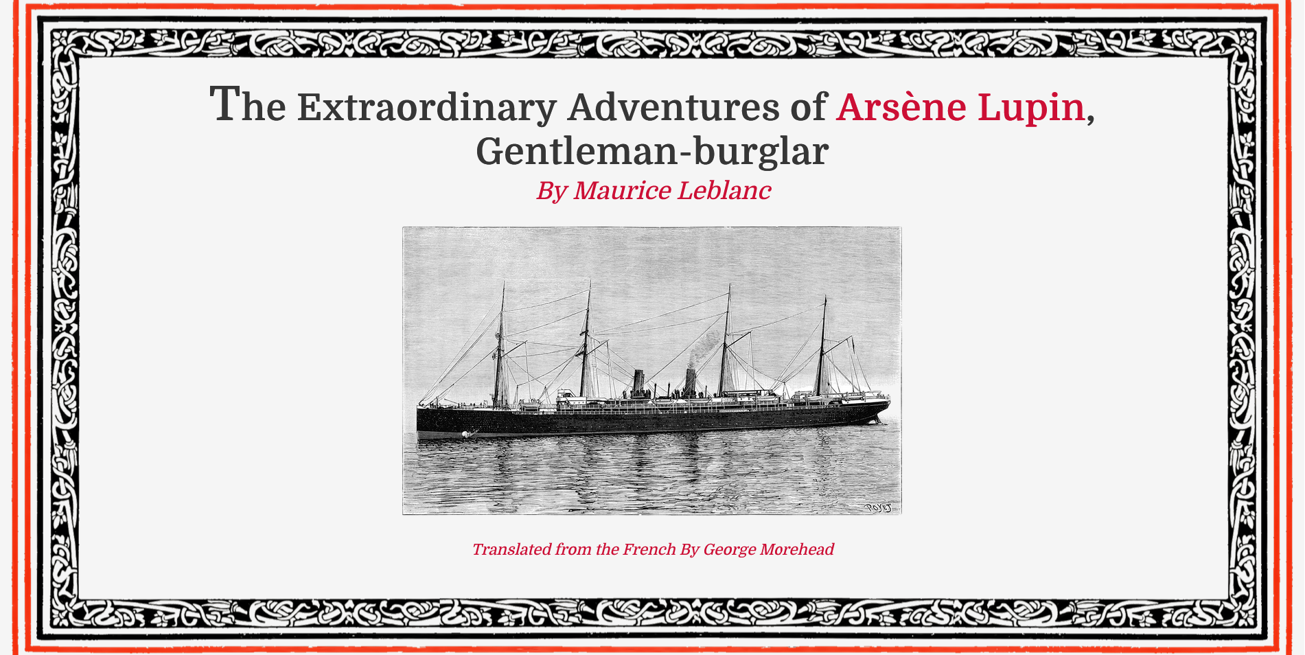 Cover image for Arsène Lupin, Gentleman-burglar