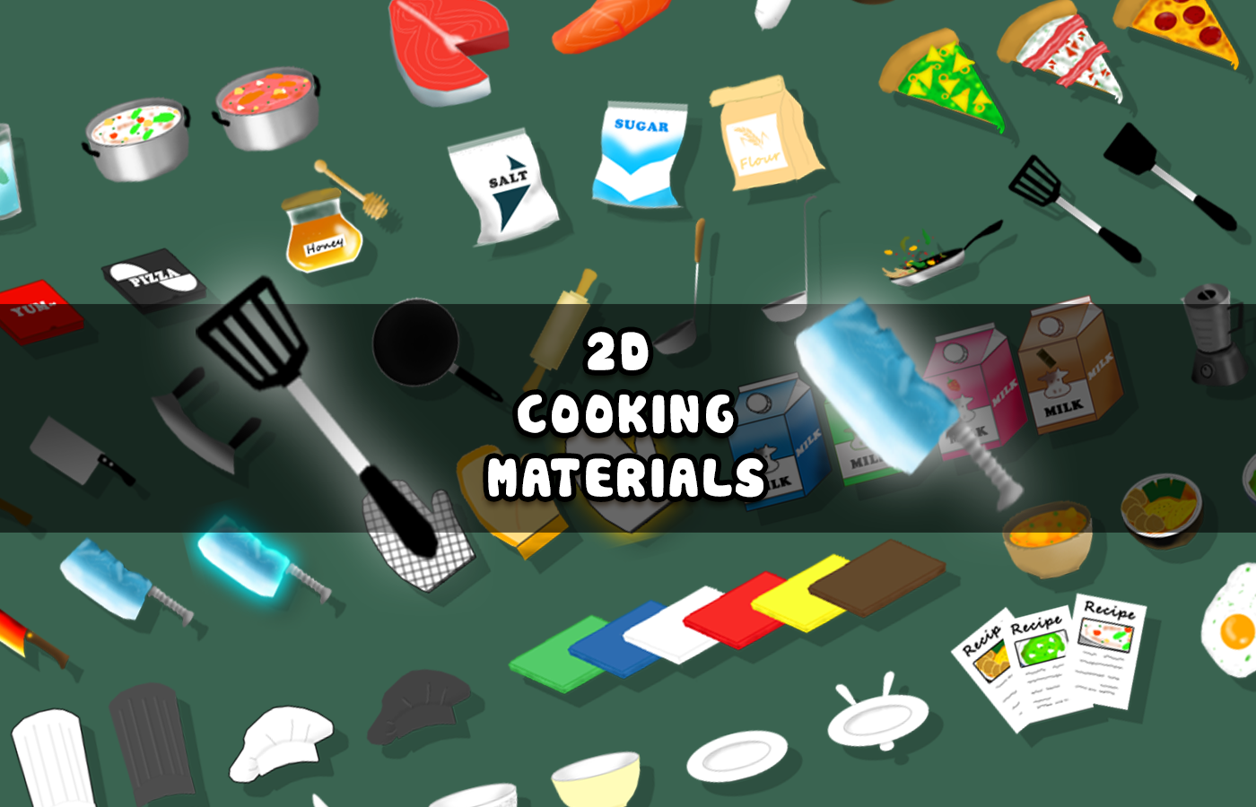 2D cooking material