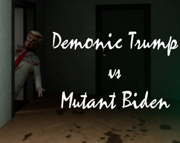 Demonic Trump vs Mutant Biden cover
