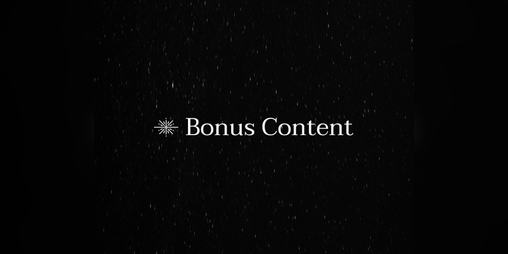Cover image for TAS Bonus Content