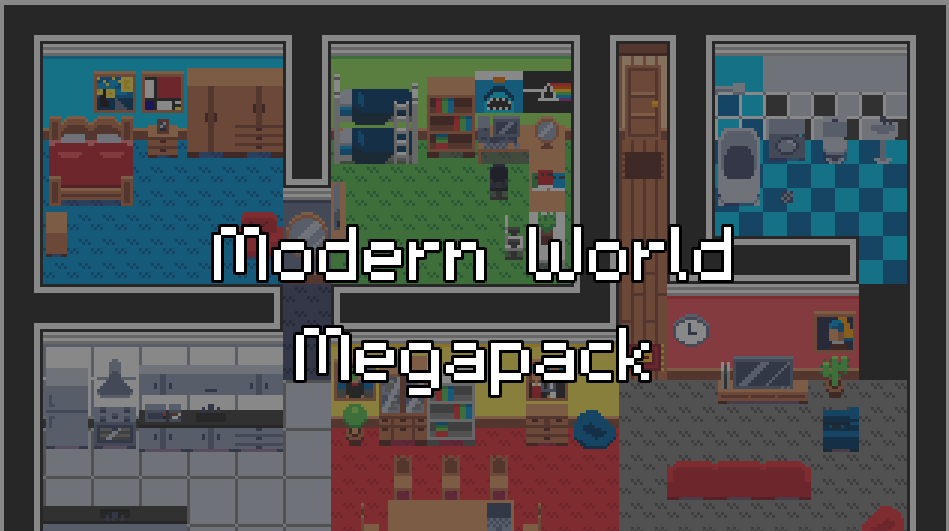 Modern World Borderless Tileset MegaPack