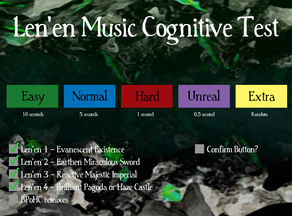 Cover image for Len'en Music Cognitive Test
