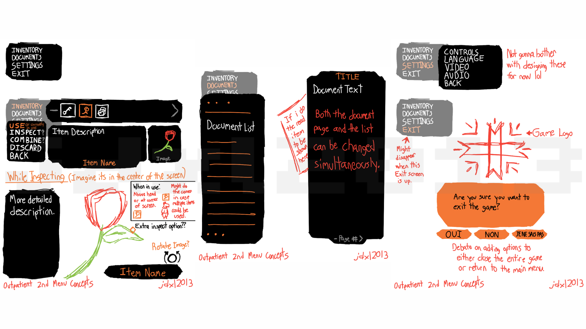 Outpatient, 2nd Menu Concepts - jdxl2013