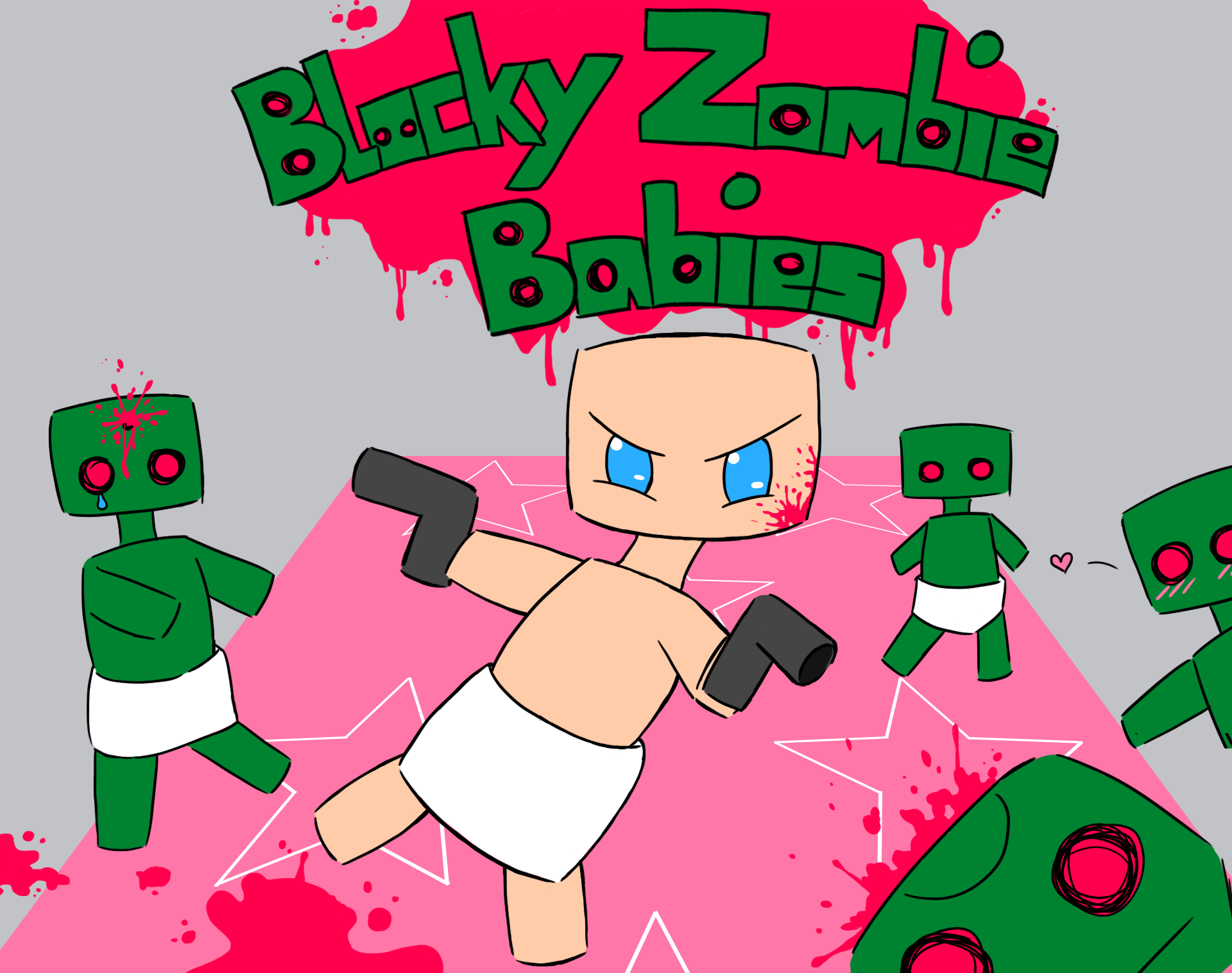 Cover image for Blocky Zombie Babies
