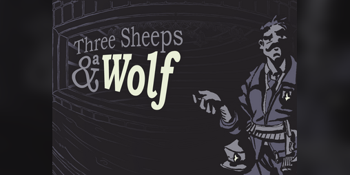 Cover image for Three Sheeps and a Wolf