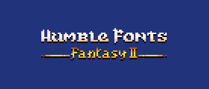 Humble Fonts - Fantasy II