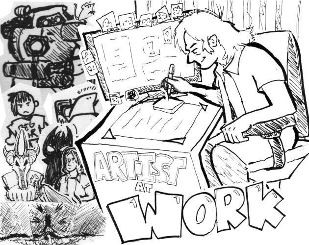 Artist At Work By Game Burger artist-at-work-by-game-burger