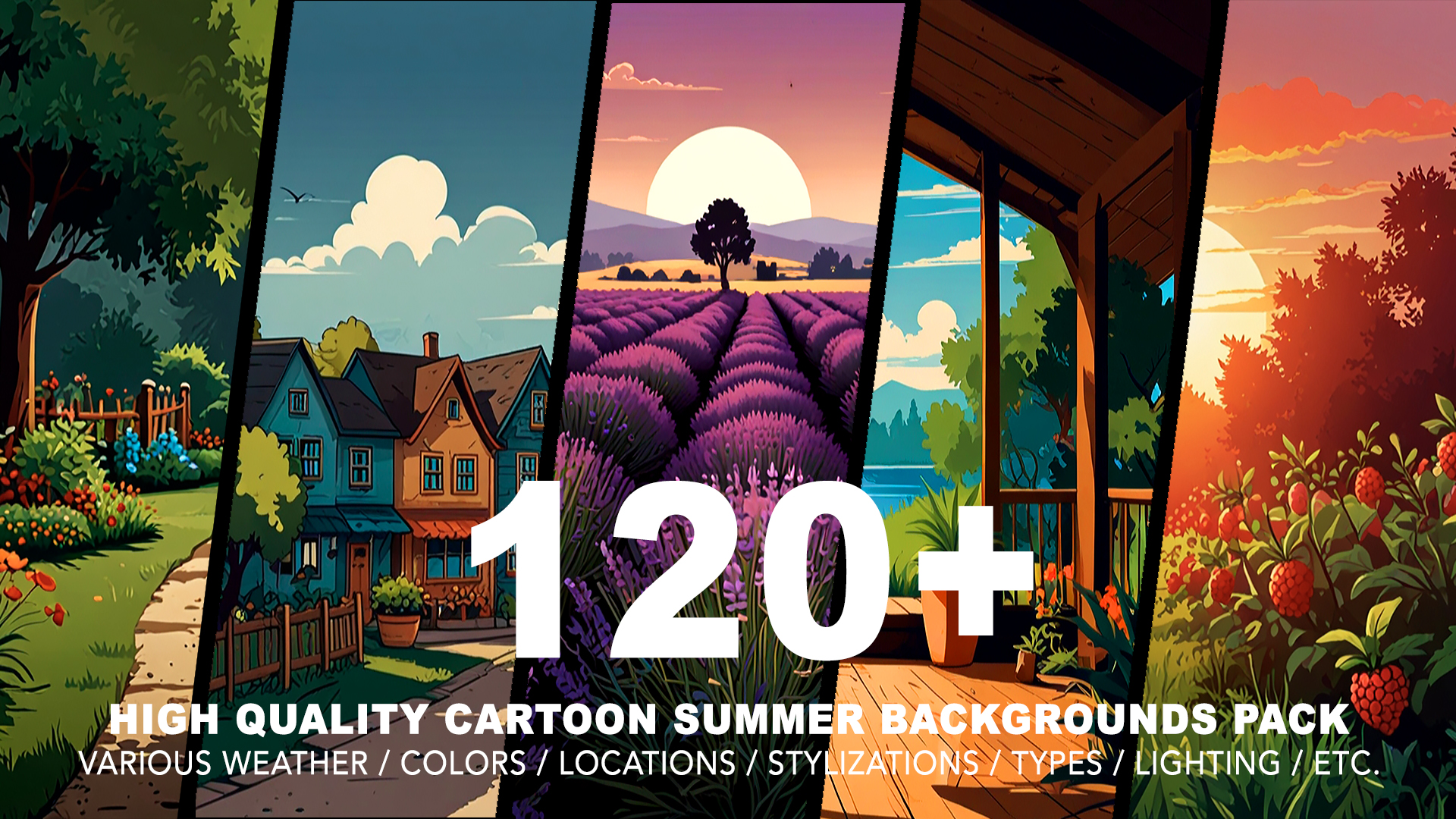 120+ SUMMER BACKGROUNDS