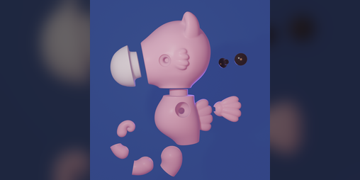 Cover image for My Little Pony-Takara Seapony 3D model for printing (with extra pieces)