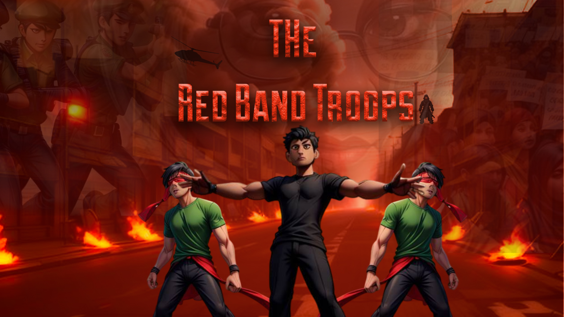 The Red band Troops