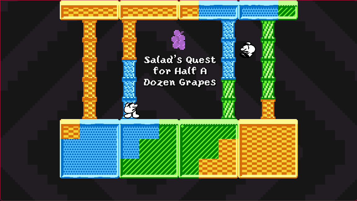 Salad's Quest for Half A Dozen Grapes