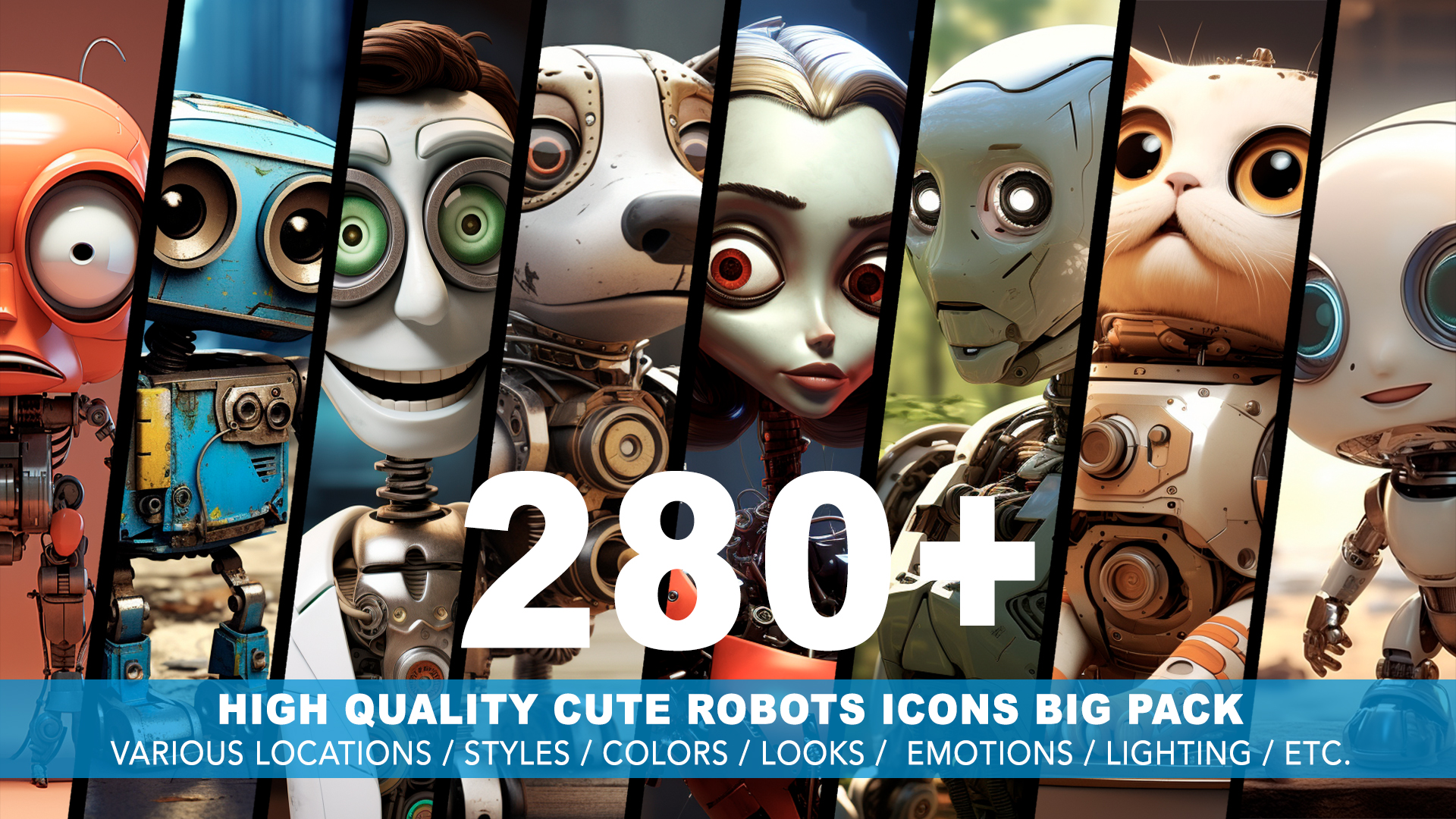 280+ ROBOTS AVATARS