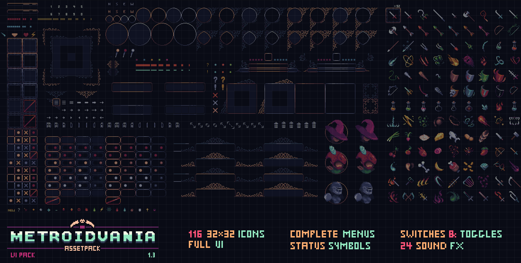 Metroidvania | UI & Icons