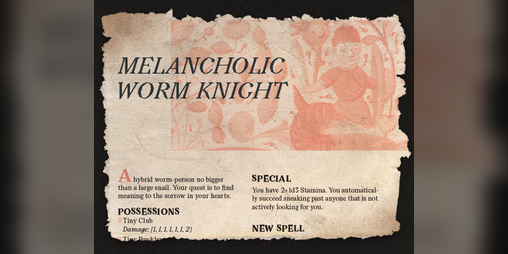 Cover image for Melancholic Worm Knight