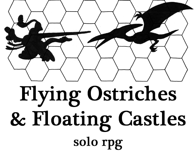 Cover image for Flying Ostriches & Floating Castles Printable Peripherals