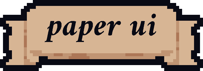 UI paper Pixel art