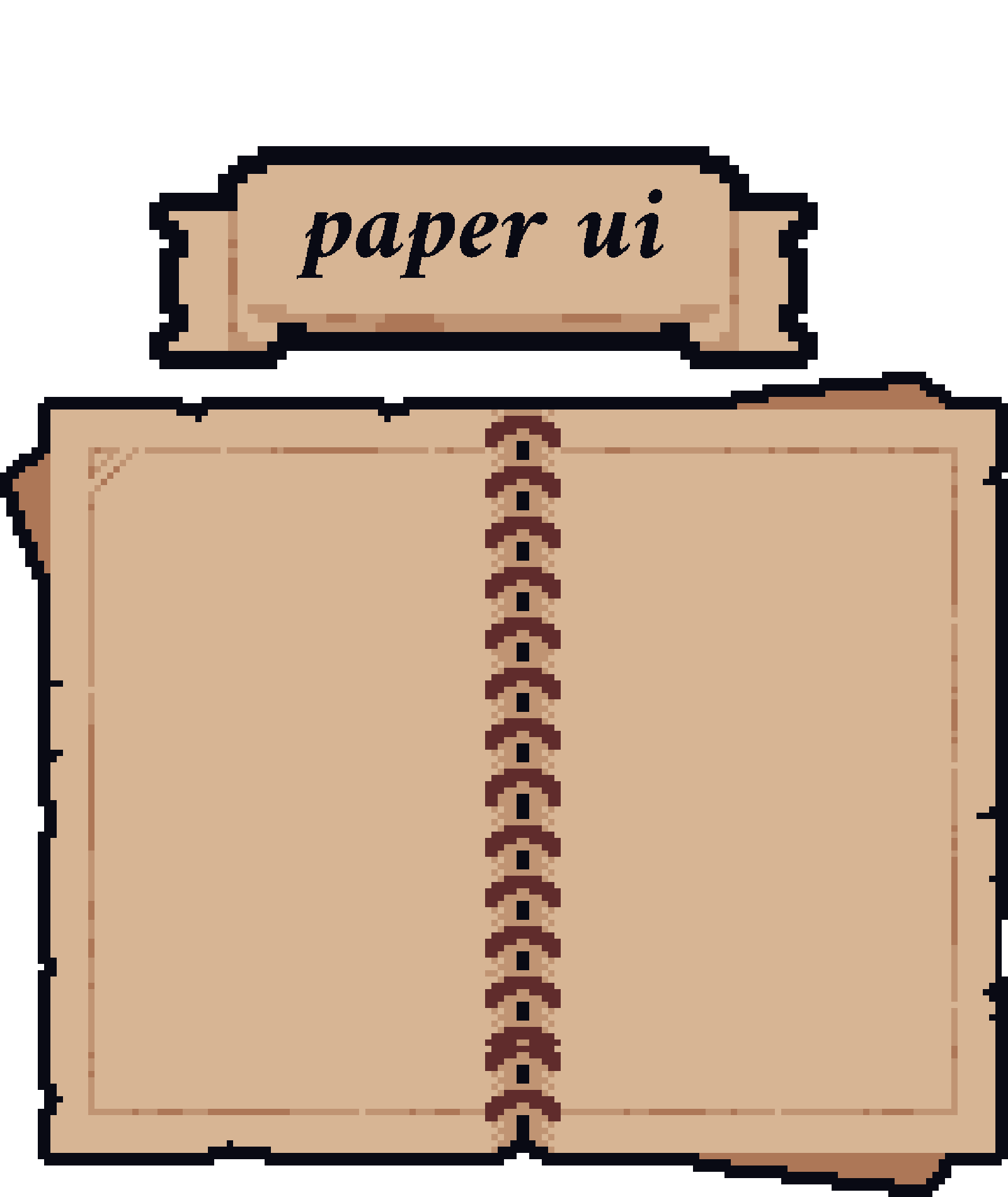 UI paper Pixel art by Elf Adventure