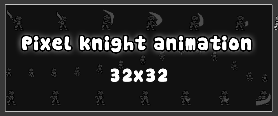 Free Pixel Knight Animated Character