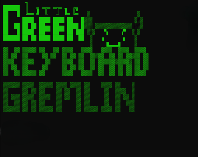 Little Green Keyboard Gremlin