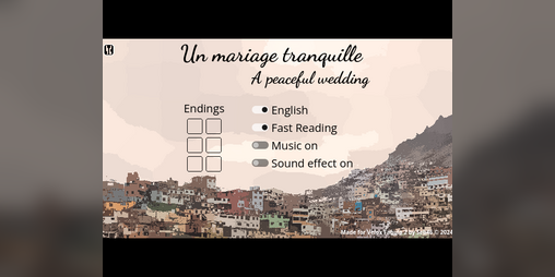 Cover image for A peaceful wedding