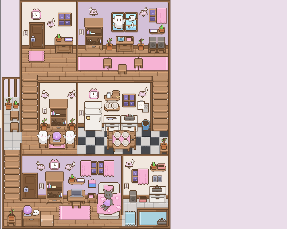 naonao room ꕤ.♡ Kona White Bedroom Collection from Elements International