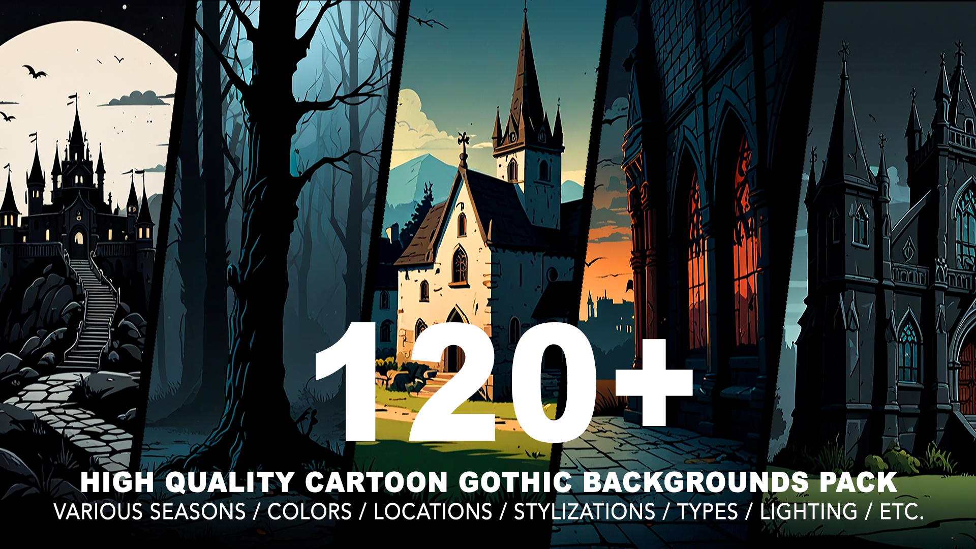 120+ GOTHIC BACKGROUNDS