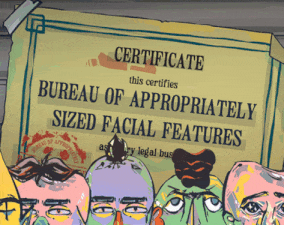 Bureau of Appropriately Sized Facial Features