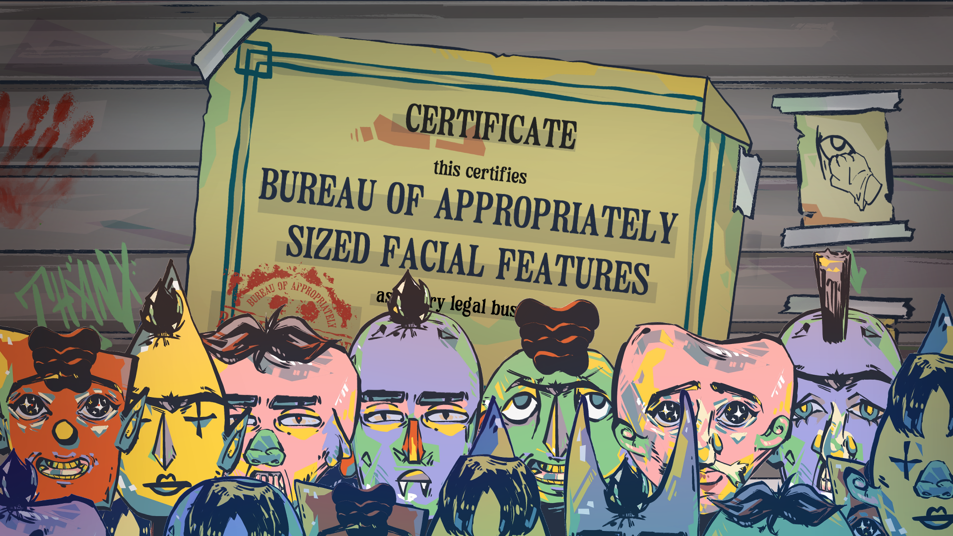 Bureau of Appropriately Sized Facial Features