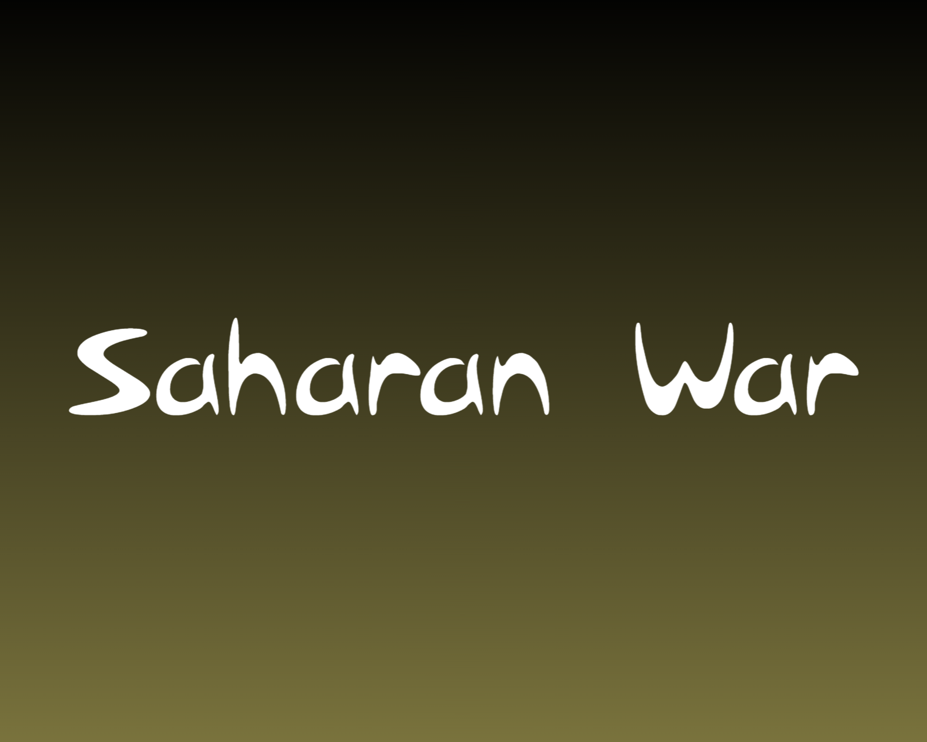 Cover image for Saharan War