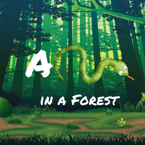 A Snake In A Forest