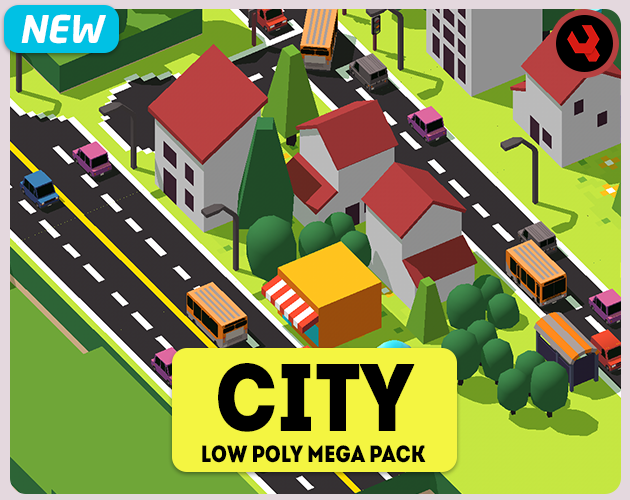 Low Poly 3D City Builder by DevilsWork.shop