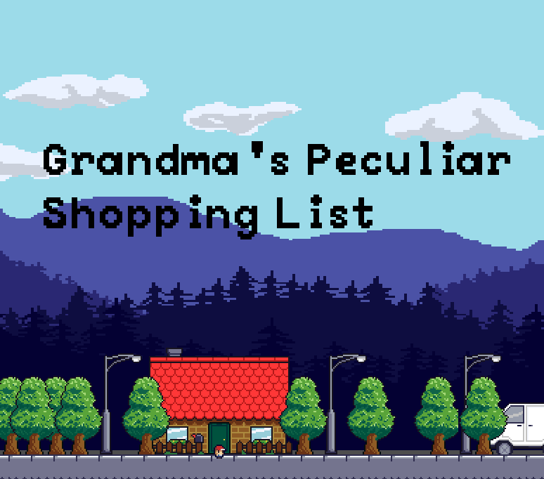 Grandma's Peculiar Shopping list cover