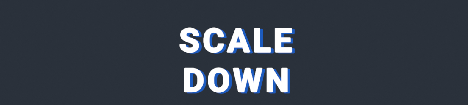 Scale Down