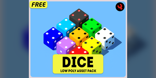 Low Poly Dice Pack by DevilsWork.shop