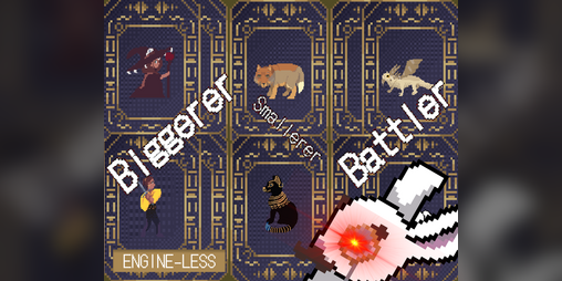 Cover image for Biggerer Smallerer Battler
