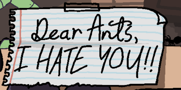 Cover image for Dear Ants, I HATE YOU!!