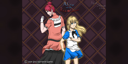 Cover image for Alice and the Red Queen