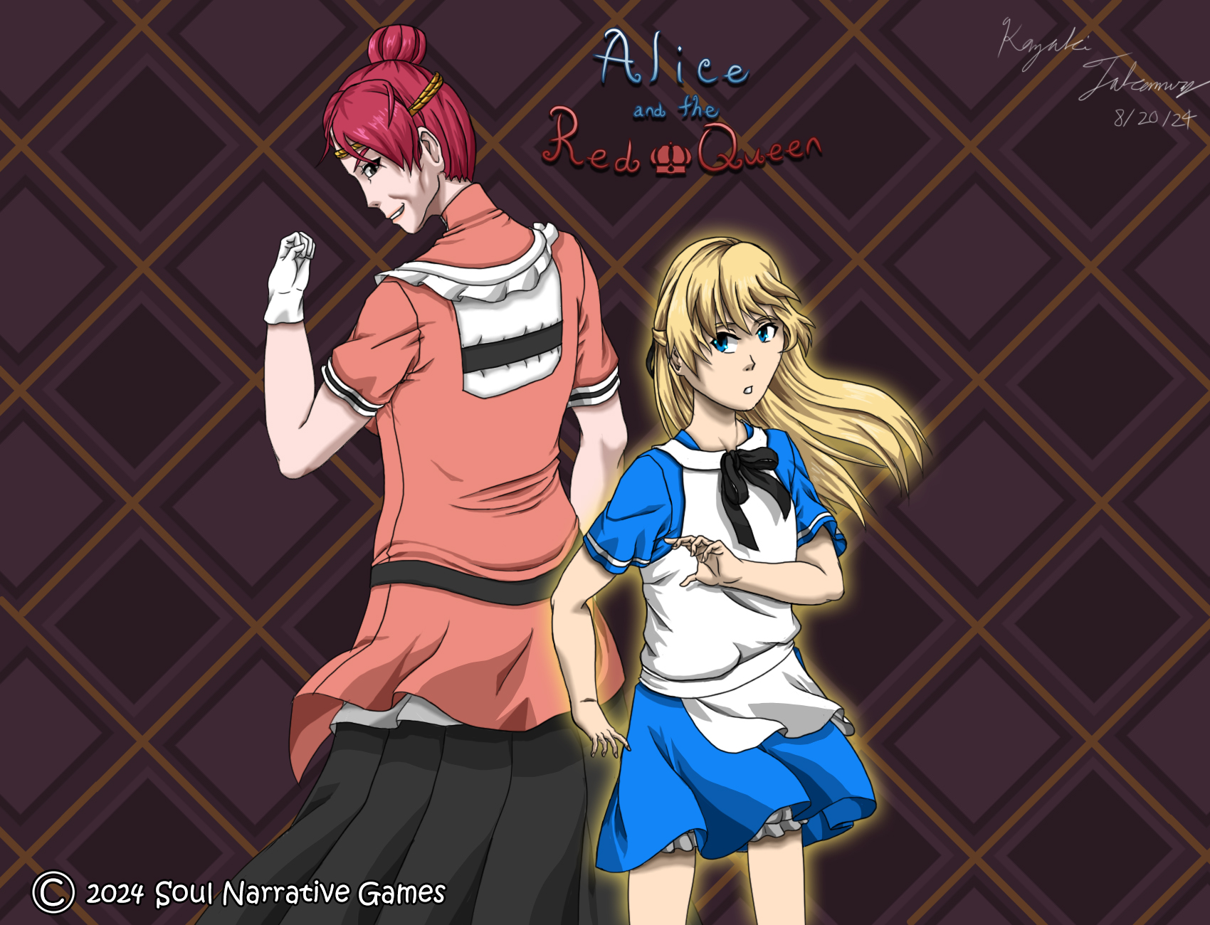 Cover image for Alice and the Red Queen