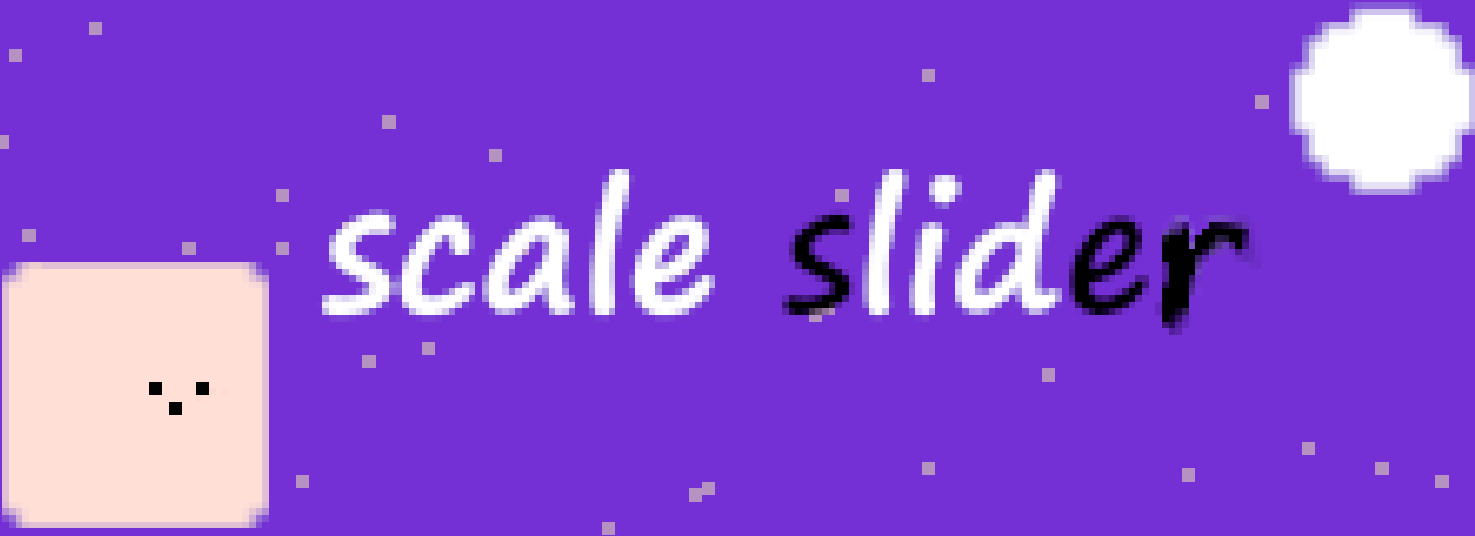 scale slider