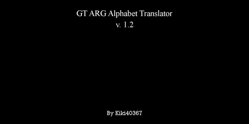 Cover image for GT ARG Pangram Translator