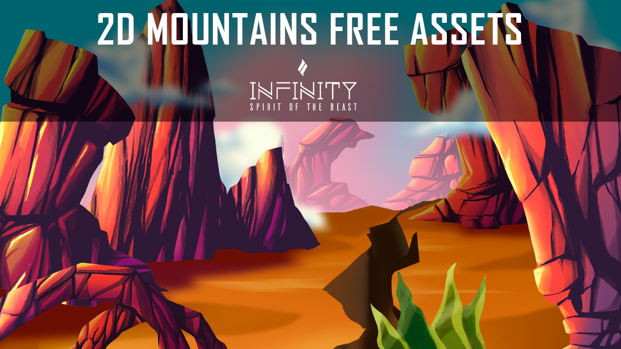 2D Mountains FREE Assets