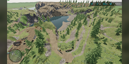 Cover image for Farming Simulator 22 No Mans Land Mountain Top Gold